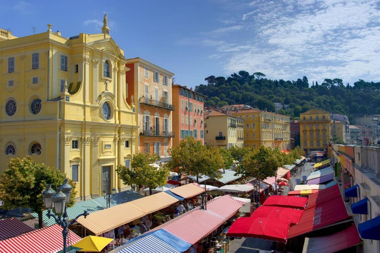 Plein Centre Appartement Climatise Et Spacieux Avec Grande Terrasse Sur Le Toit A Νίκαια Εξωτερικό φωτογραφία